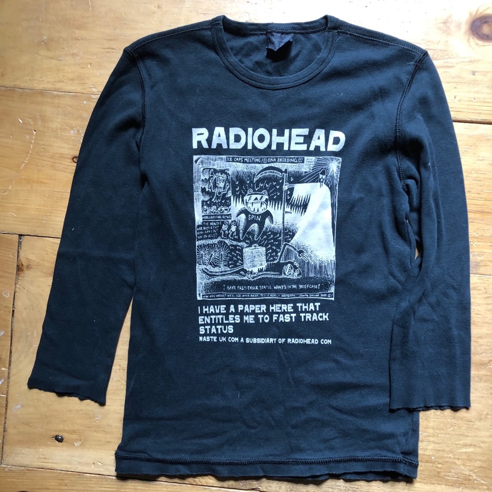 Radiohead 2001 Tour Shirt